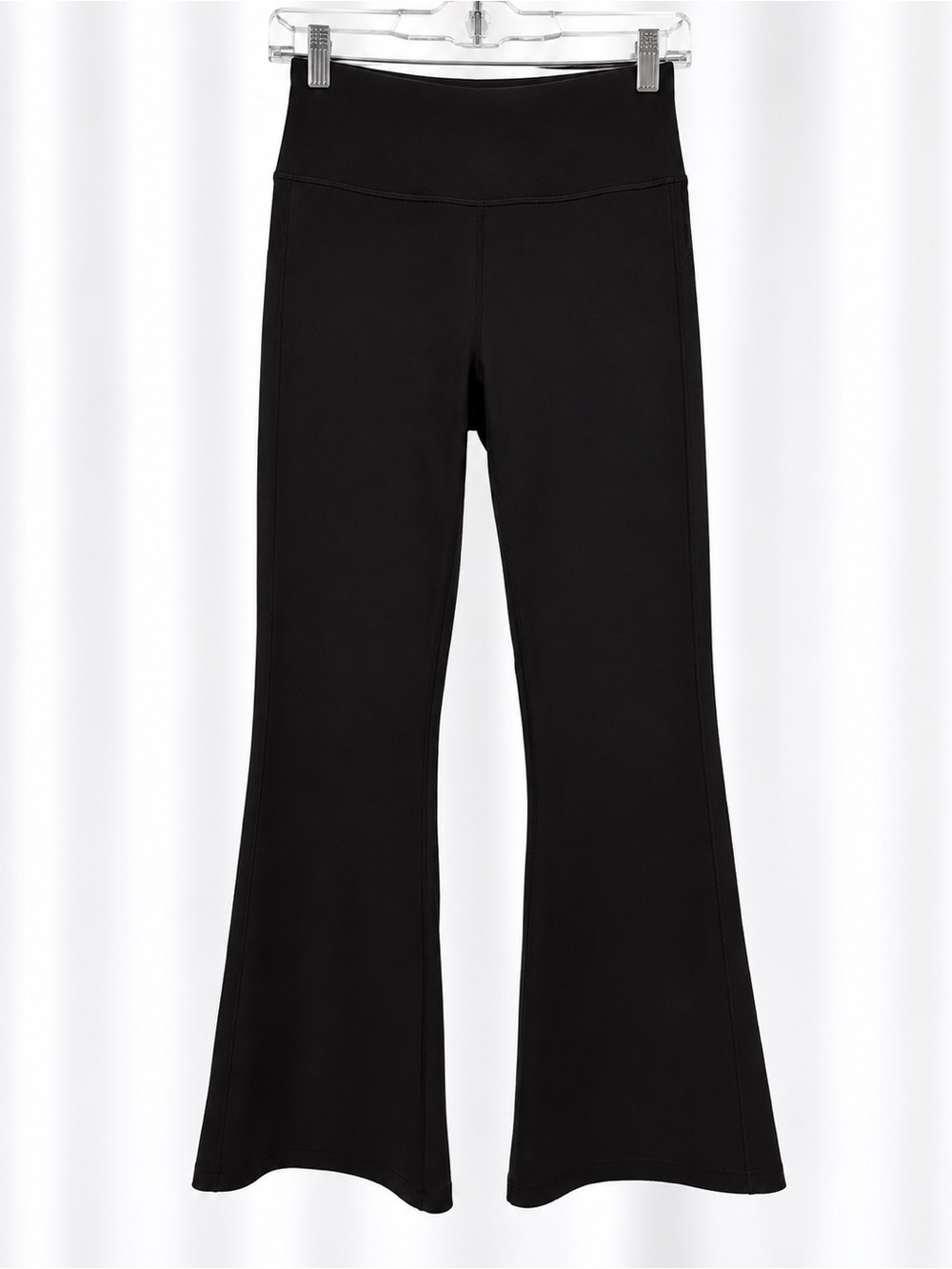 NWOT HALARA Black High-Waist Flare Leggings